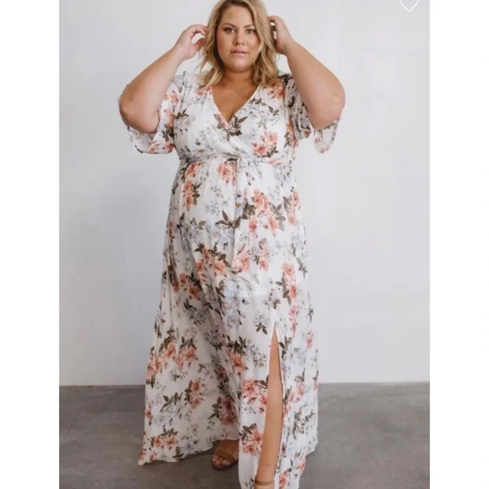 Baltic Born Kia Floral Kimono Maxi Dress - Picture 3 of 6